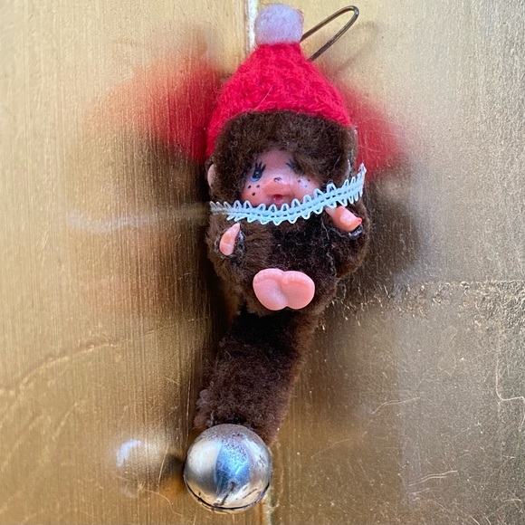 Monchhichi Jewelry - Vintage Miniature Monchhichi
Monkey